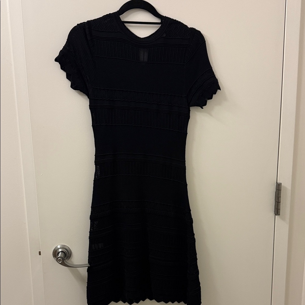 Alexis Black Knit Mini Dress